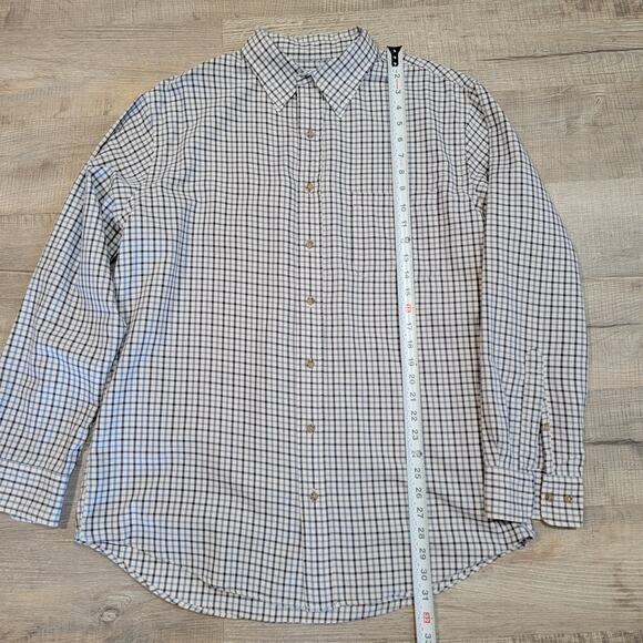 Viyella Mens Wool Blend Plaid Button Down Shirt Size XL Long Sleeve Top - Picture 5 of 6